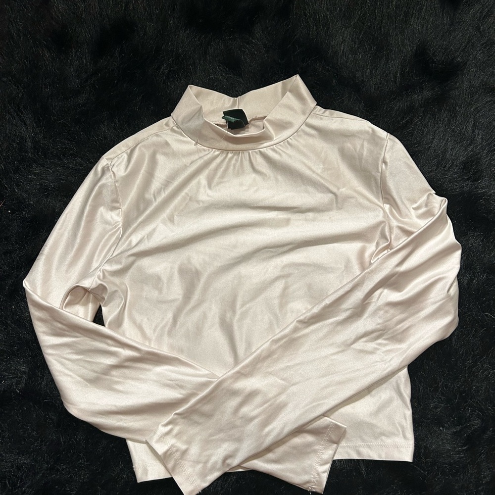 Elegant Cream Long Sleeve Top